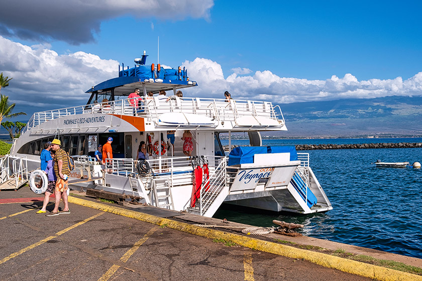 Ready to board the Ocean Voyager