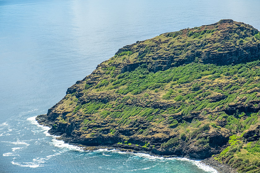 Following the coastline