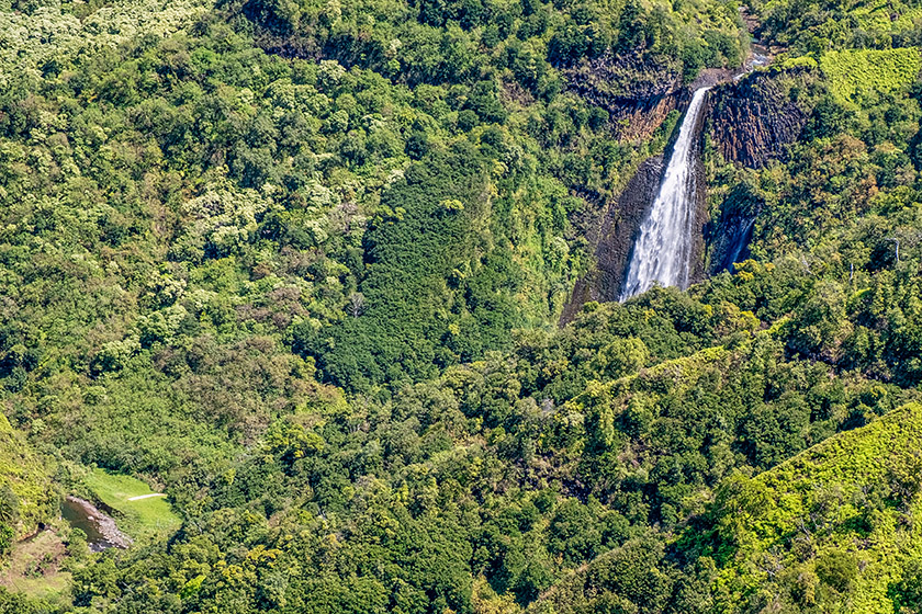 A first of many waterfalls