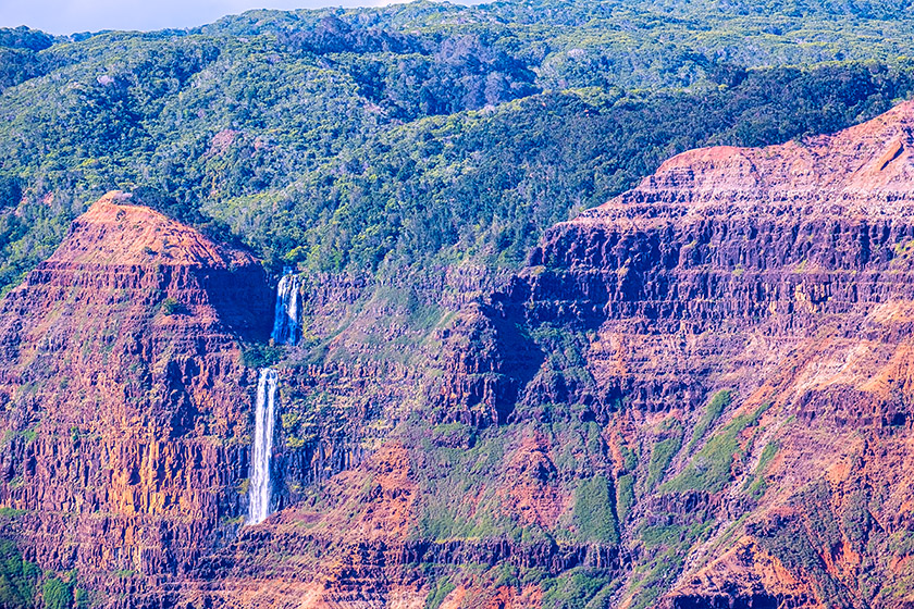 View on Waimea Canyon State Park from a lookout off Kōke'e Road