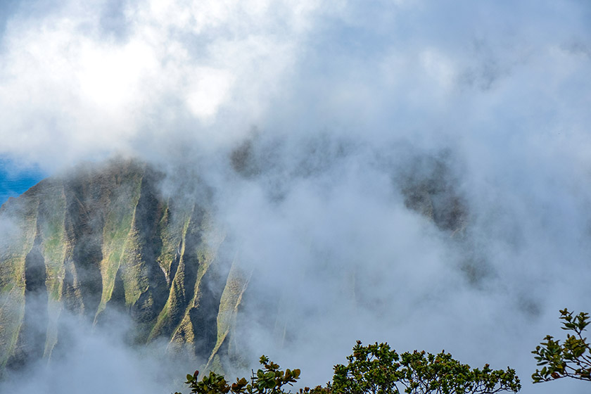 ...but while we were there, the fog lifted in patches.