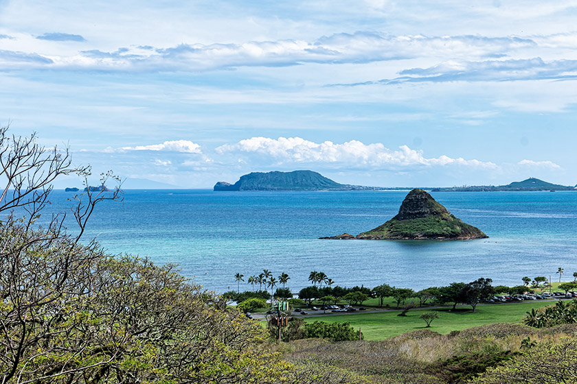 The iconic Chinaman's Hat island