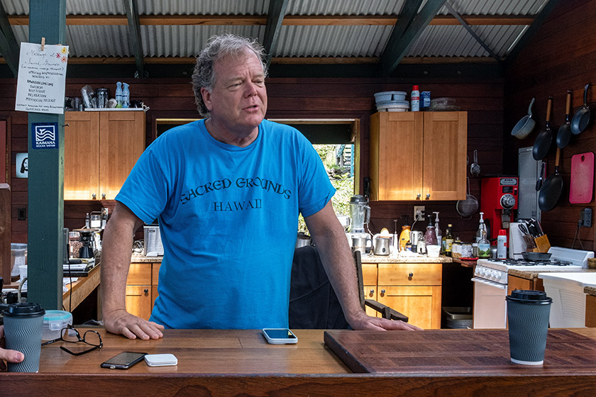 Bill, the owner of the coffee farm, was a charming host