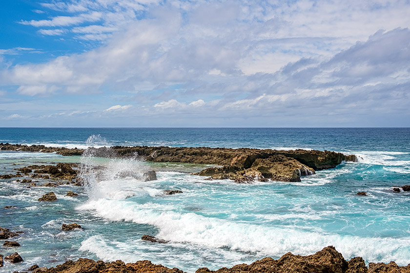 A little further along the coast, near Waimea Bay Beach