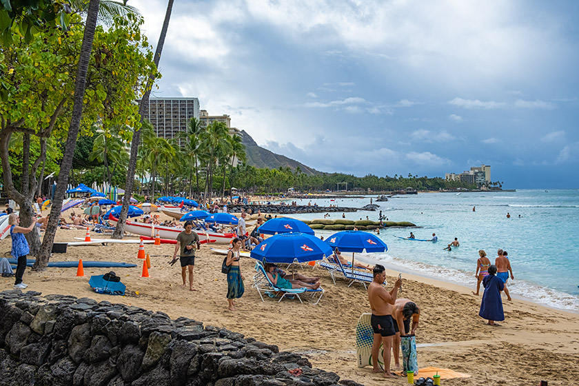 On Waikiki Beach