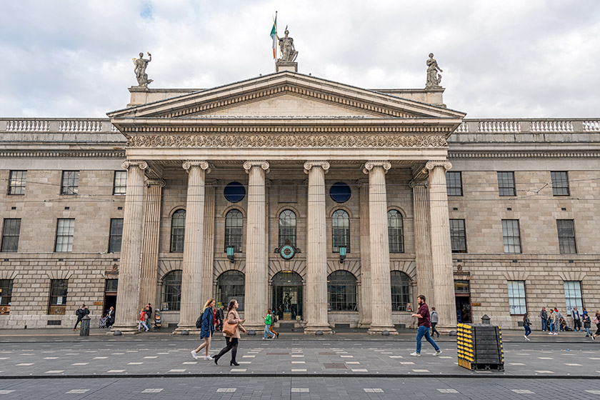 The General Post Office on O'Connell Street