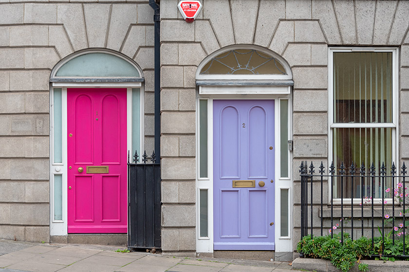 Colorful doors