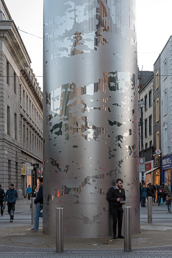 The base of the spire