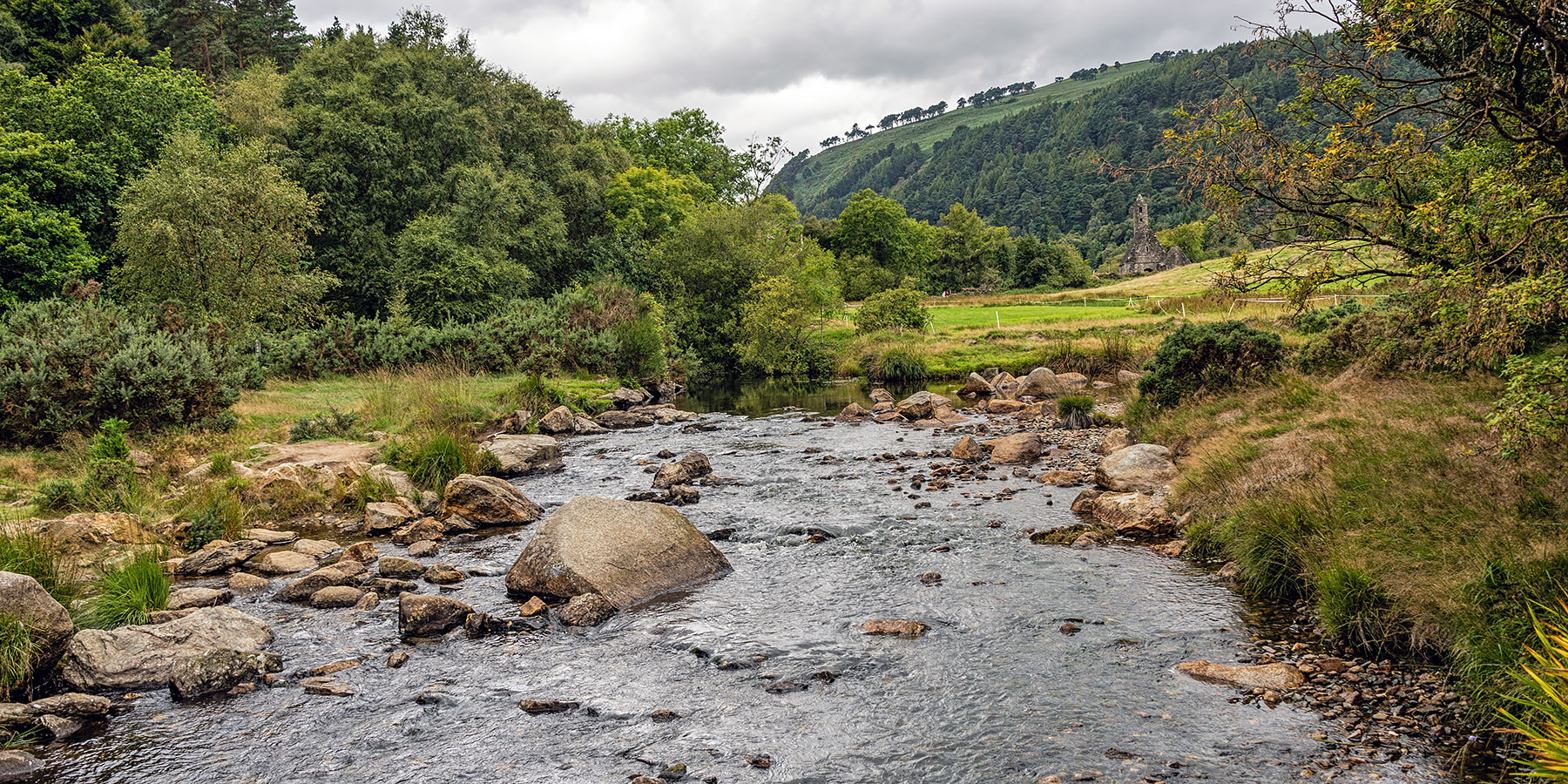 View onto the Glendalough monastic site