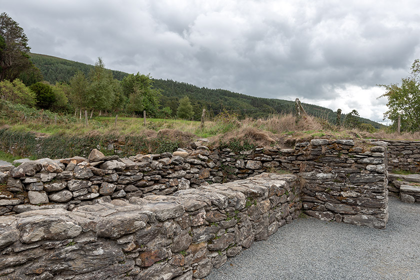 Ruins at the site entrance