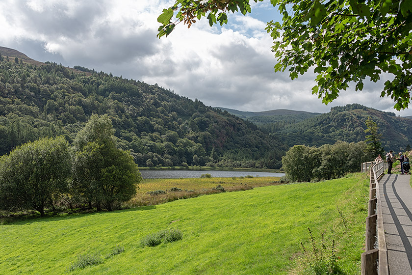 On the walk around the lower lake