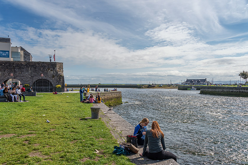 On the riverfront