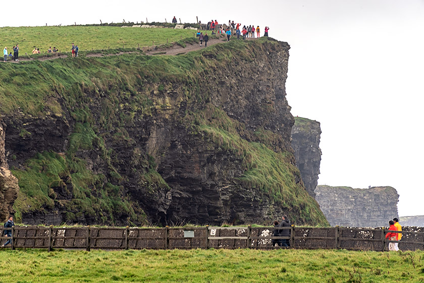 On the cliff walk