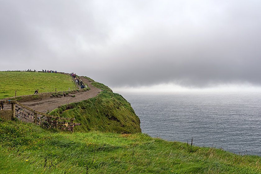 On top of the cliffs