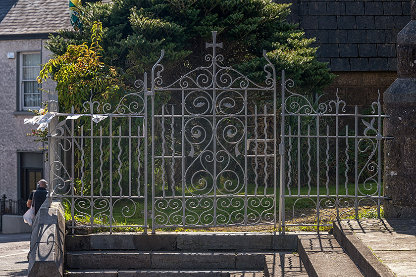 Gate to St. Mary's churchyard