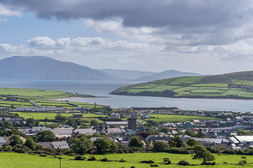 The view from the famine burial ground