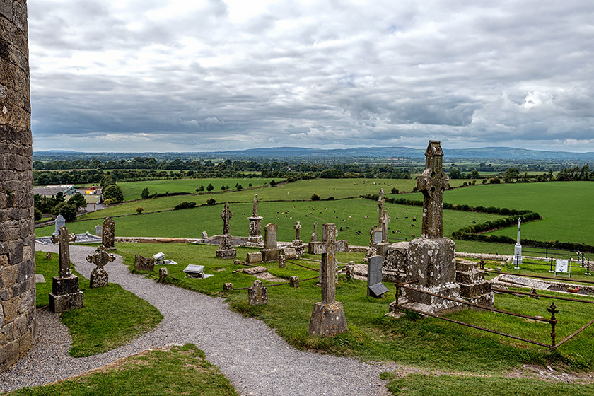 Burial ground on the Rock of Cashel