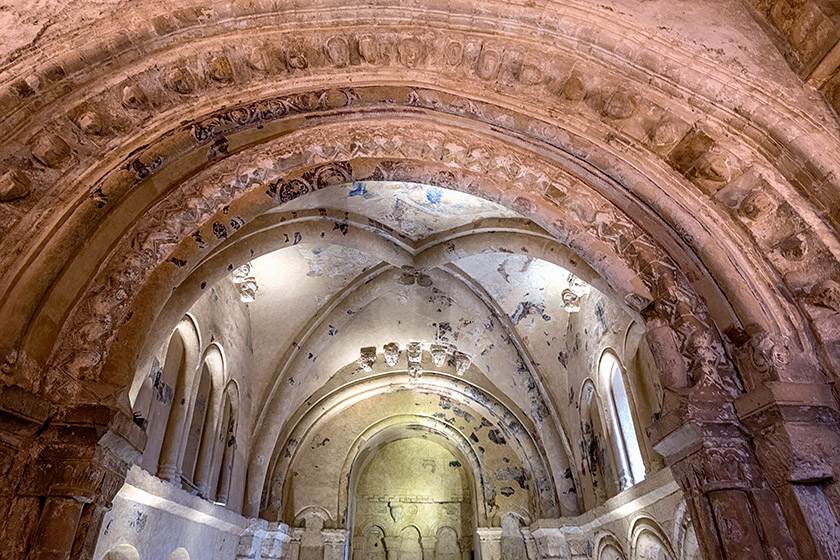 Cormac's Chapel ceiling