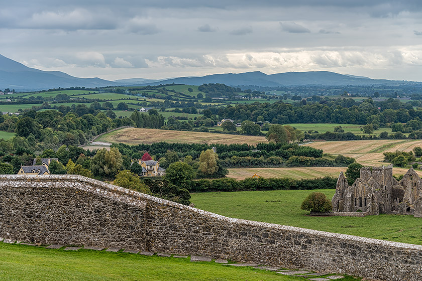 The Hore Abbey seen from the Rock of Cashel
