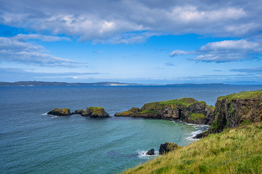 Looking toward Rathlin Island, Northern Island's northernmost point