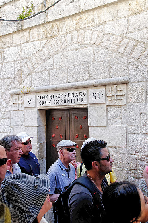 Stop five on the Via Dolorosa