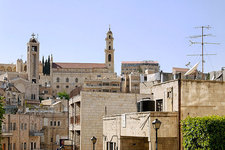 Looking towards the Church of Nativity