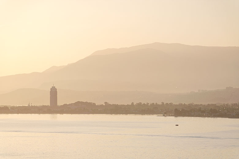 Arriving in Izmir in the early morning light