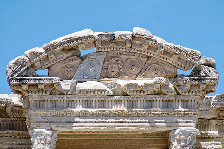 Elaborately decorated doorway