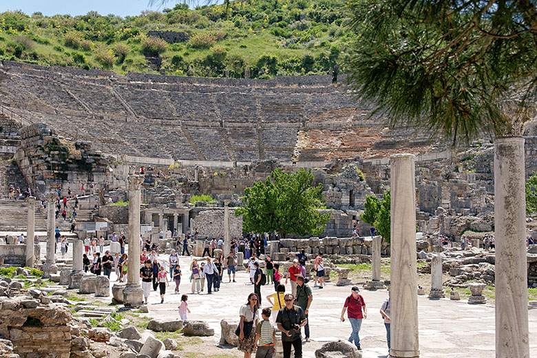 The 25,000 seat theater where the Apostle Paul preached...