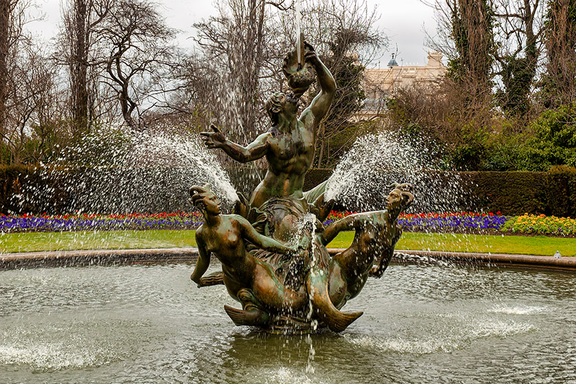 Triton Fountain, Queen Mary's Gardens in Regent's Park