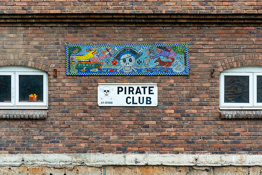 Nowadays, the Pirate Club is called the Pirate Castle