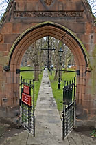Entrance to Holy Trinity Brompton