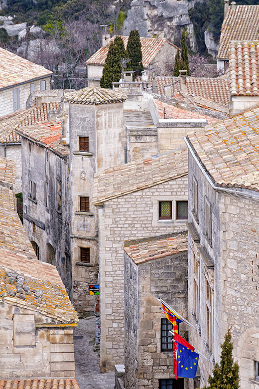 Looking down onto the Grand'Rue