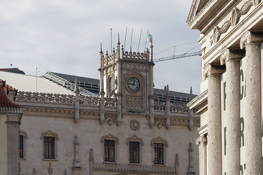 Roof of the 'Lisboa–Rossio' train station