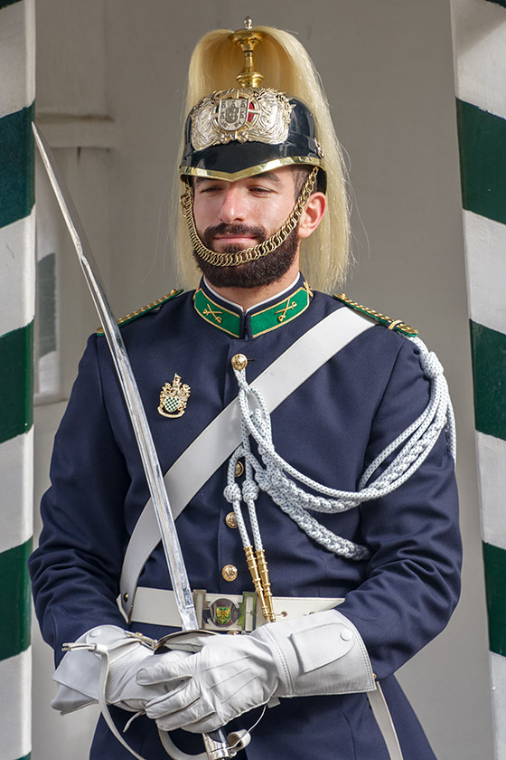 Outside the National Republican Guard museum