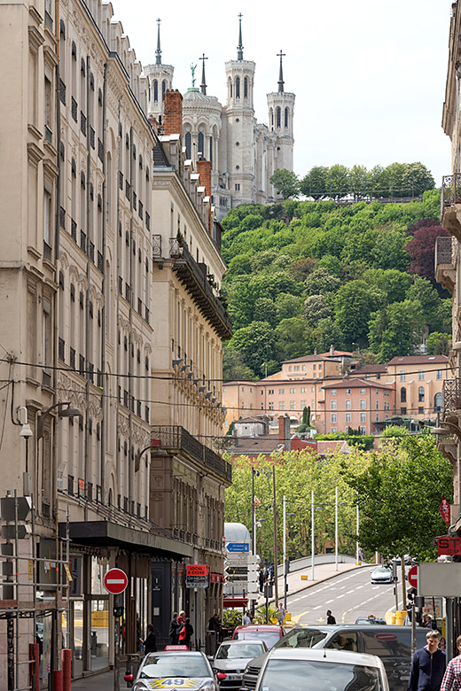 Looking down the 'Rue Grenette'