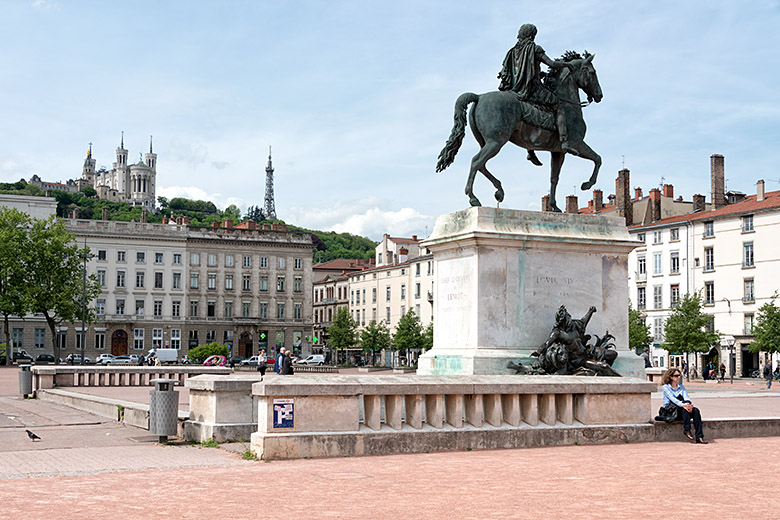 'Place Bellecour', the largest pedestrian square in Europe