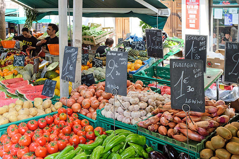 ...is a farmer's market where mostly locals shop.