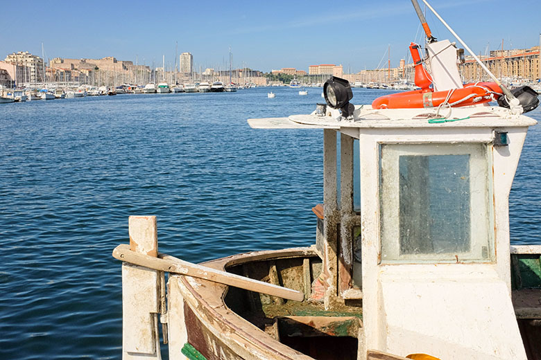 Looking across the old harbor