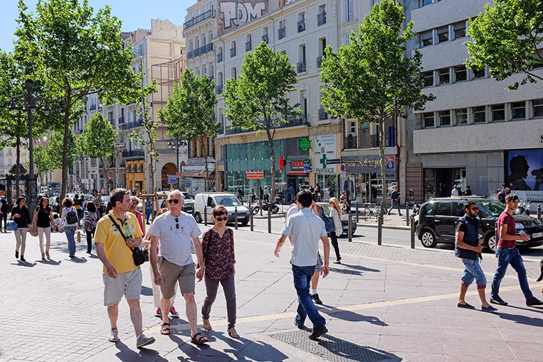 Strolling on the 'Canebière'