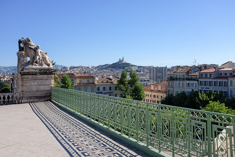 A last look towards the 'Basilique Notre-Dame de la Garde'