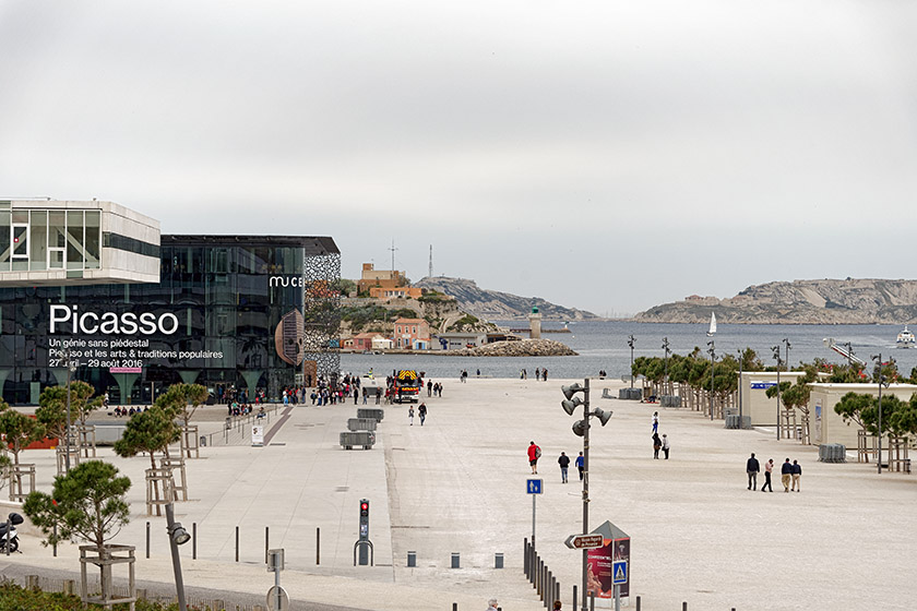 The square in front of the MuCEM