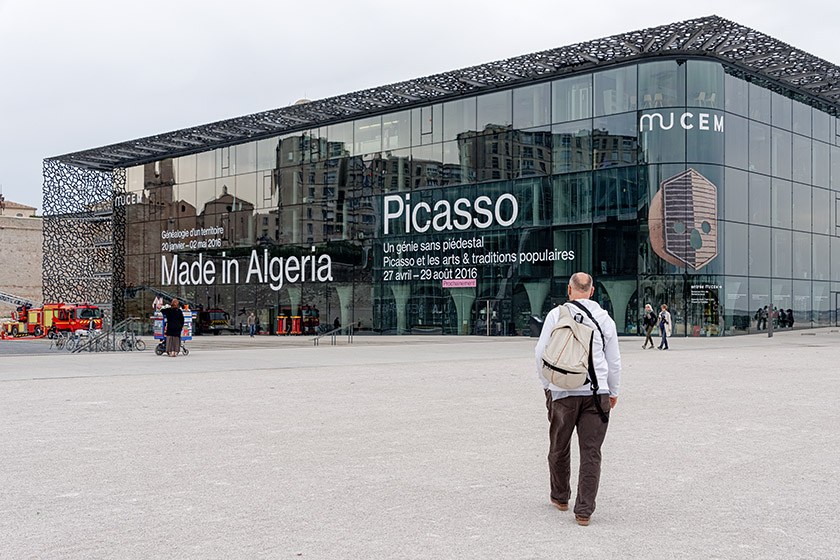 At 10 a.m. the MuCEM was still closed