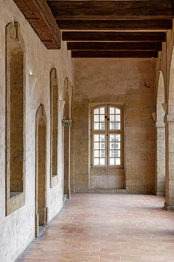 On the first floor of 'La Vieille Charité'