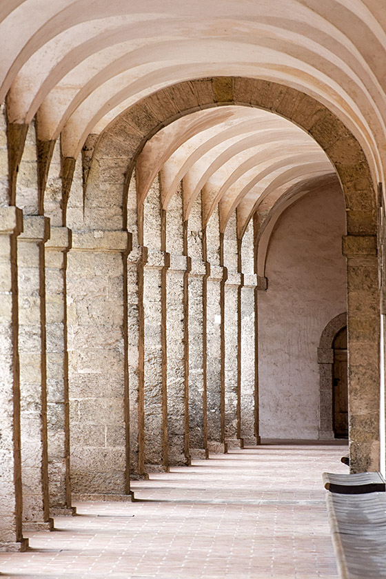 On the first floor of 'La Vieille Charité'