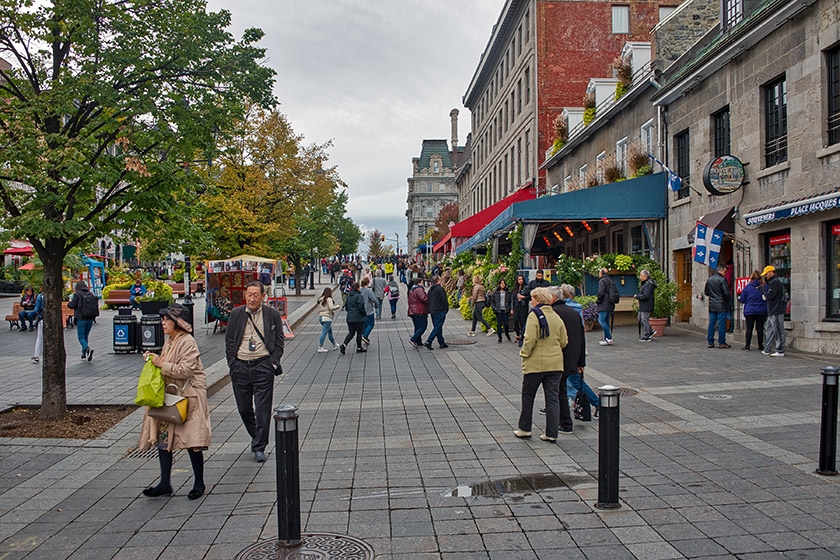 On the 'Place Jacques Cartier'