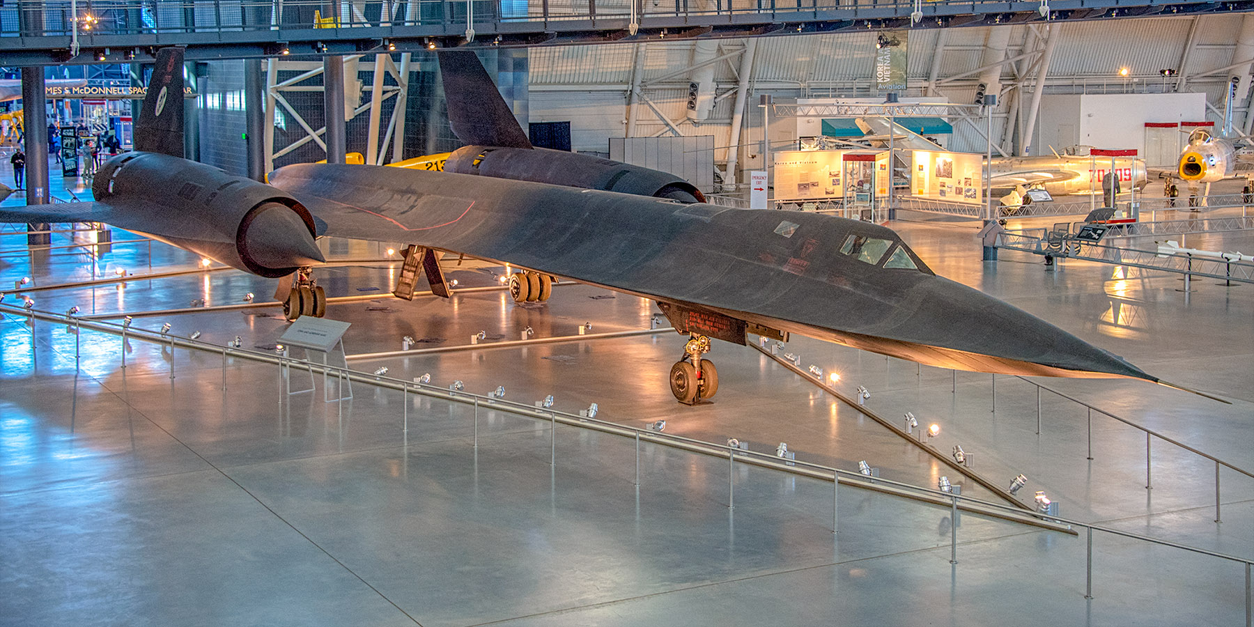 The gorgeous Lockheed SR-71A Blackbird