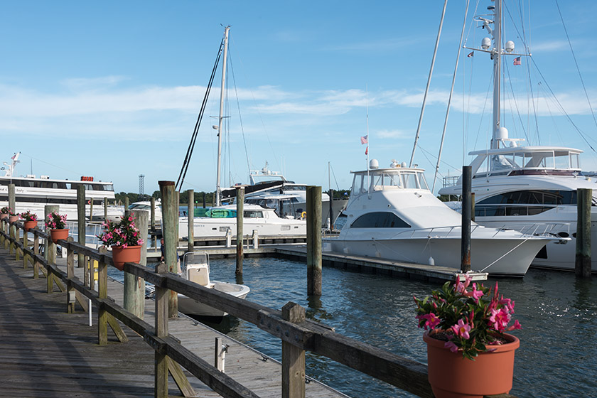 On the waterfront promenade