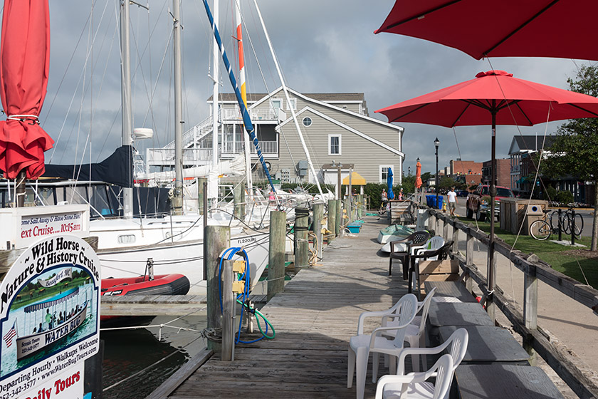 On the waterfront promenade