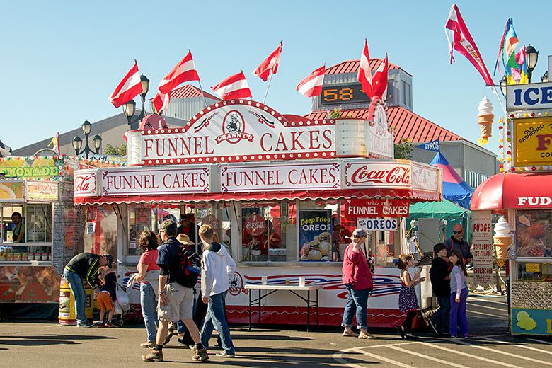 Food is one of then main attractions of the fair